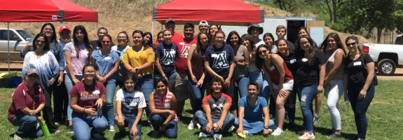 Group photo of volunteers