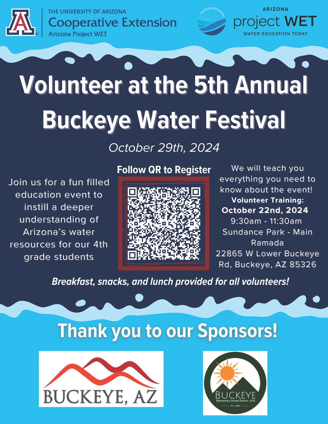 Buckeye water festival flyer
