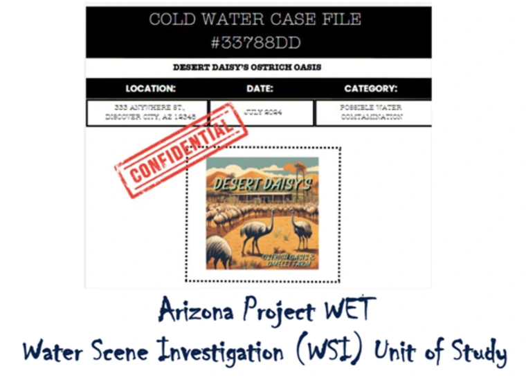 Image of Case File with Ostrich picture and says confidential